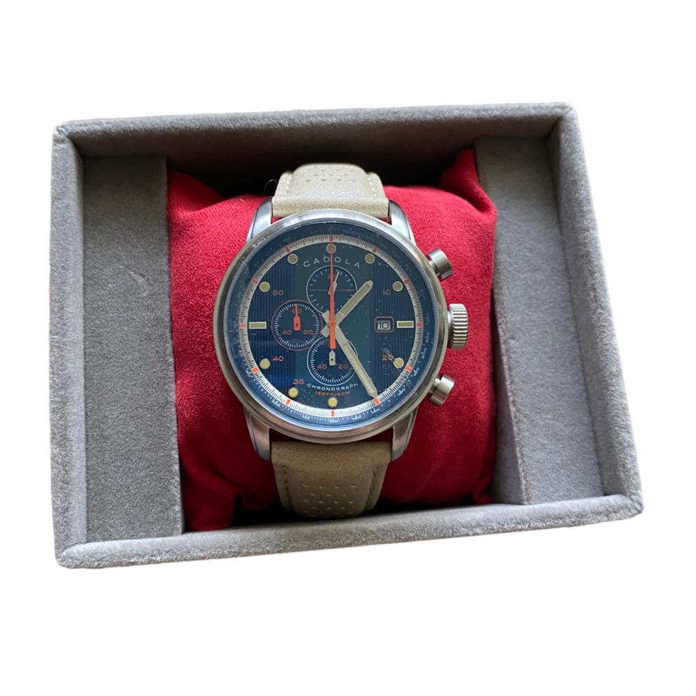 Cadola T-Bucket Chronograph Tan Watch